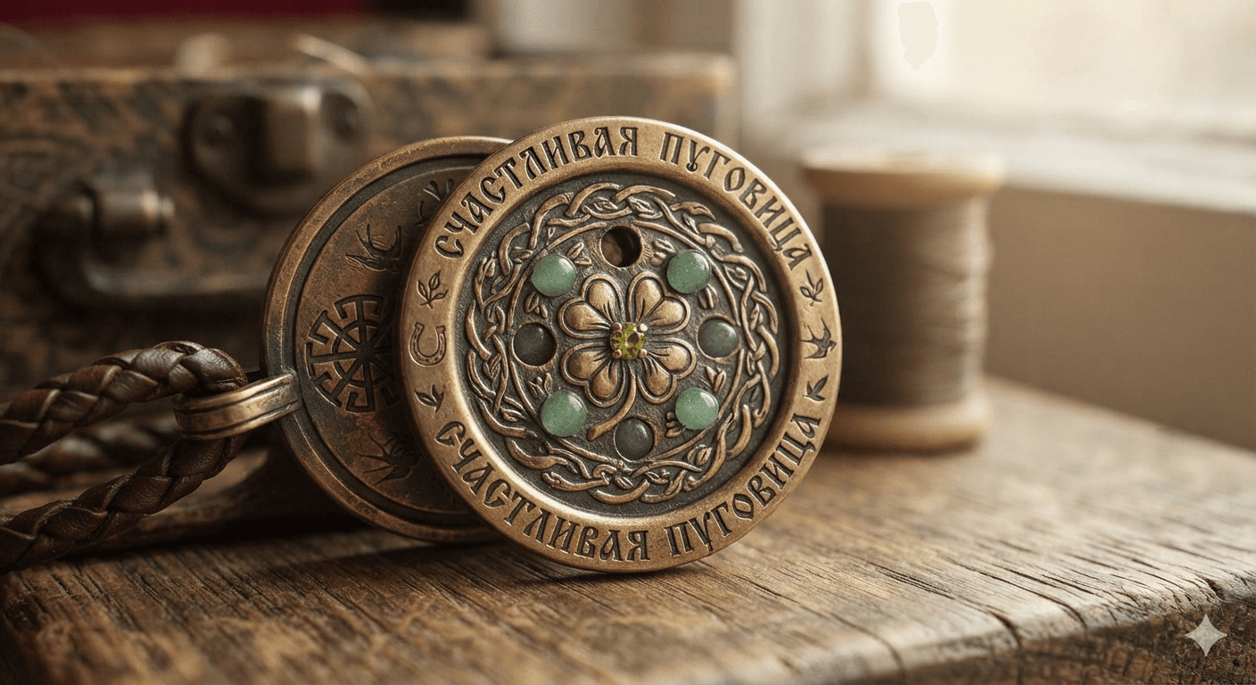 Амулет "Щаслива кнопка"